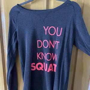 Workout sweater